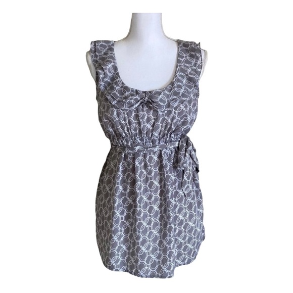 Motherhood Maternity sleeveless blouse top, in gray, size medium - Picture 1 of 6